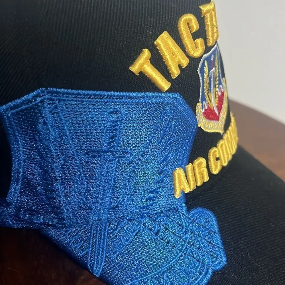 🔥🔥 Vintage TACTICAL AIR COMMAND Air Force Special Trucker Style Hat -‎ PERFECT